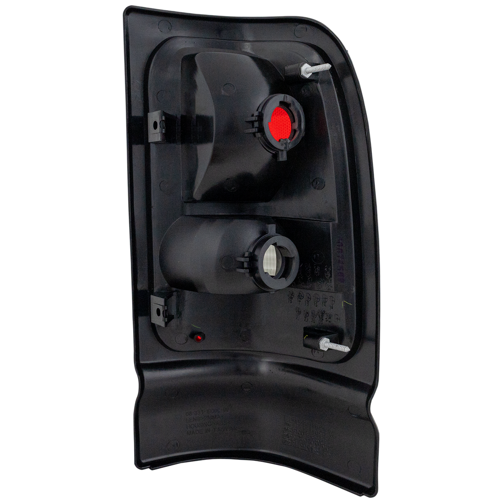 RAM PICKUP 94-02 TAIL LAMP LH, Lens and Housing, w/ Sport Package, Black