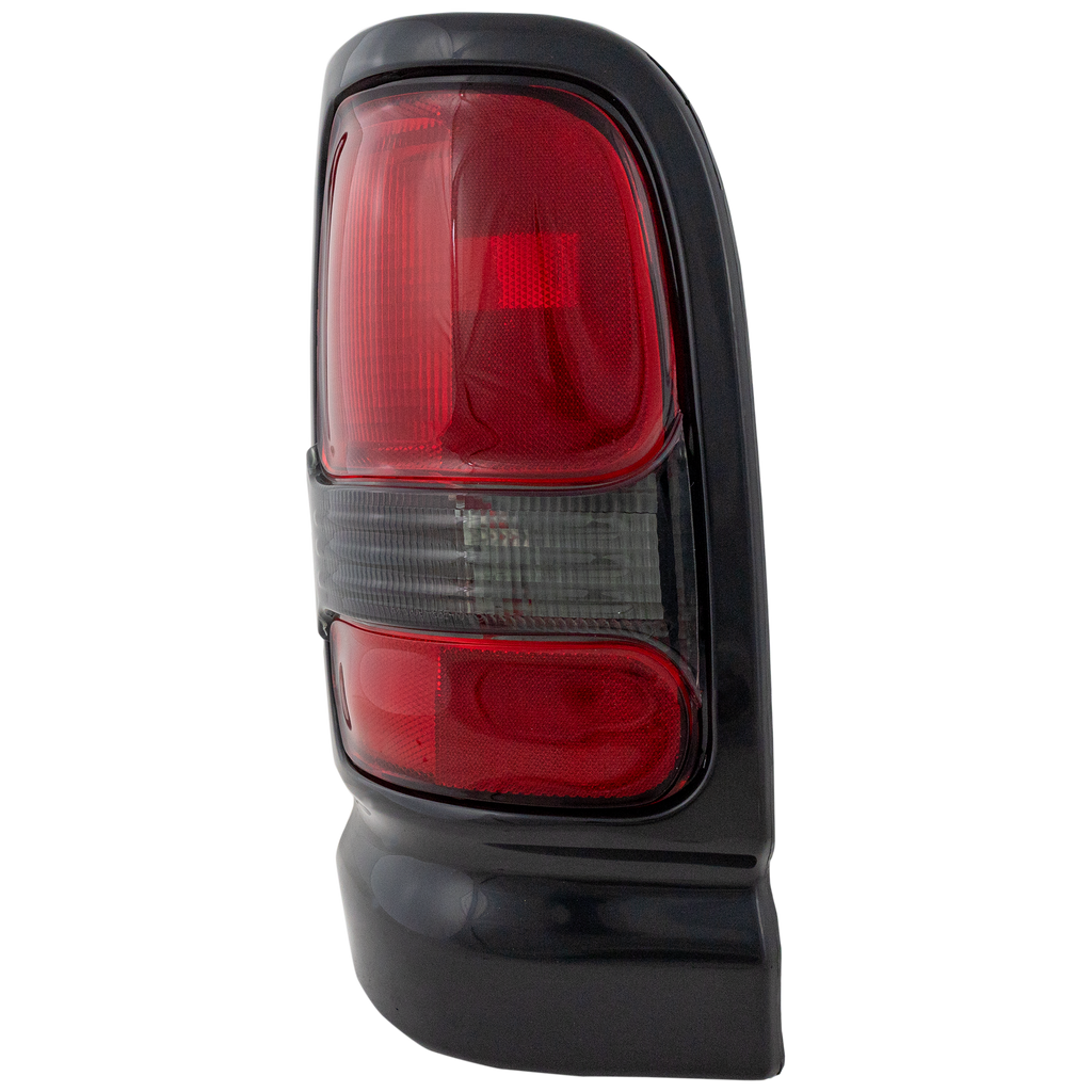 RAM PICKUP 94-02 TAIL LAMP RH, Lens and Housing, w/ Sport Package, Black
