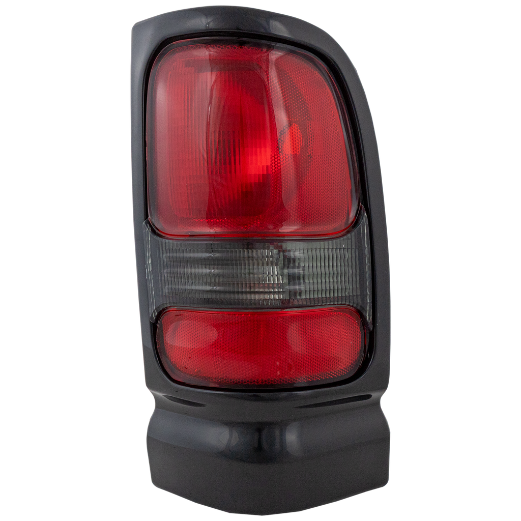 RAM PICKUP 94-02 TAIL LAMP RH, Lens and Housing, w/ Sport Package, Black