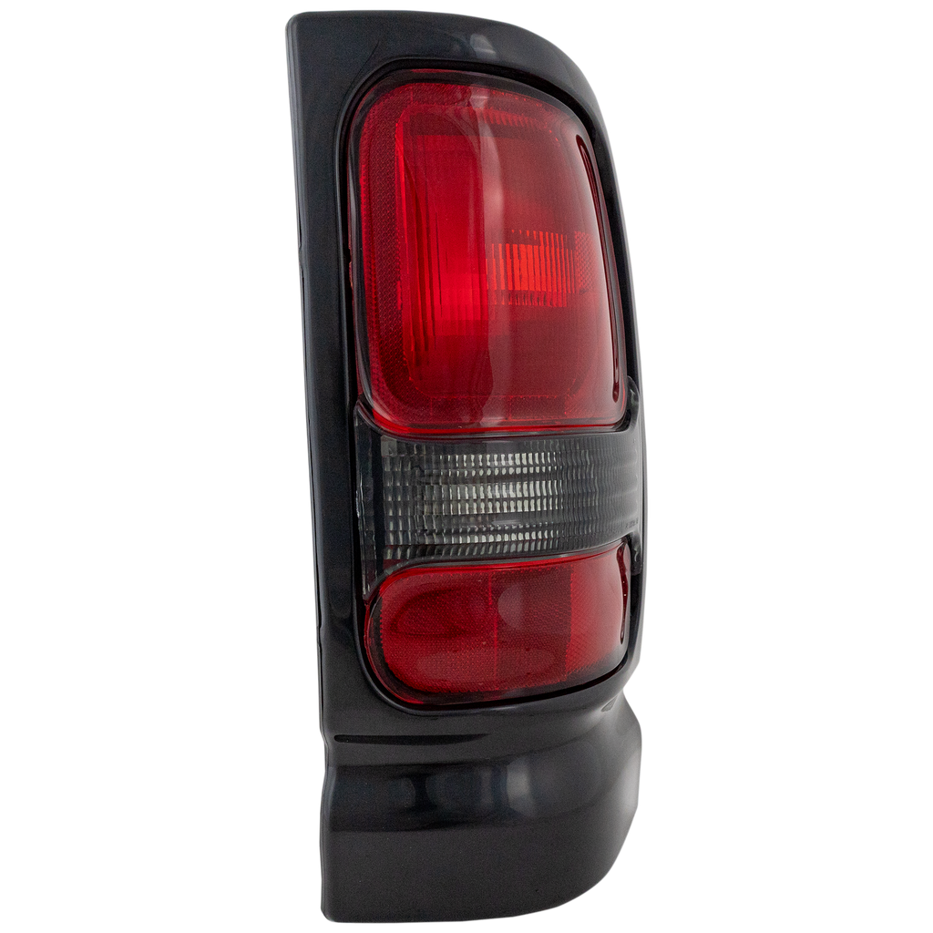 RAM PICKUP 94-02 TAIL LAMP RH, Lens and Housing, w/ Sport Package, Black