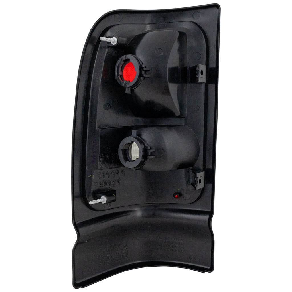 RAM PICKUP 94-02 TAIL LAMP RH, Lens and Housing, w/ Sport Package, Black