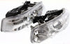 SILVERADO 99-02/TAHOE 00-06 PROJECTOR HEAD LAMP RH AND LH, Assembly, w/Halogen, Chrome Interior