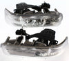 SILVERADO 99-02/TAHOE 00-06 PROJECTOR HEAD LAMP RH AND LH, Assembly, w/Halogen, Chrome Interior