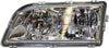 S40/V40 00-04 HEAD LAMP LH, Assembly, Halogen, Chrome Interior, Old Body Style - CAPA