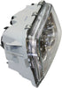 S40/V40 00-04 HEAD LAMP LH, Assembly, Halogen, Chrome Interior, Old Body Style - CAPA