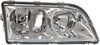 S40/V40 00-04 HEAD LAMP RH, Assembly, Halogen, Chrome Interior, Old Body Style - CAPA
