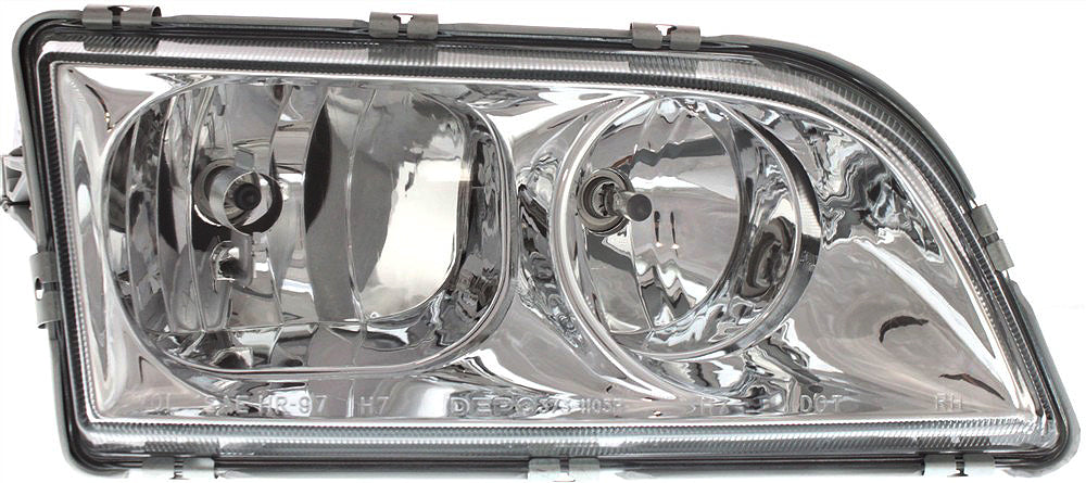 S40/V40 00-04 HEAD LAMP RH, Assembly, Halogen, Chrome Interior, Old Body Style - CAPA