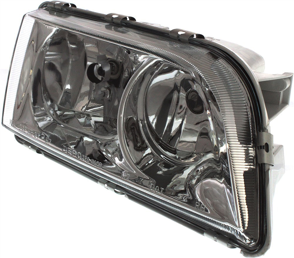 S40/V40 00-04 HEAD LAMP RH, Assembly, Halogen, Chrome Interior, Old Body Style - CAPA