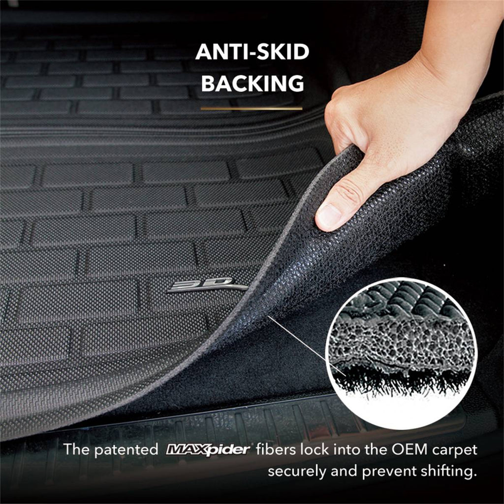VOLKSWAGEN E-GOLF / GOLF / GOLF GTI / GOLF R 2015-2019 KAGU BLACK UPPER CARGO TRAY CARGO LINER