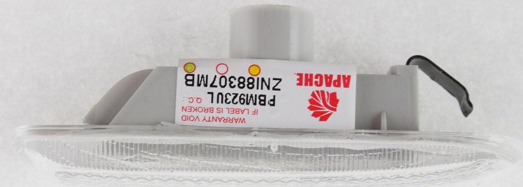 3-SERIES 99-03 FRONT SIDE MARKER LAMP LH, Lens and Housing, Clear Lens, (Conv/Cpe 00-03)/(Sdn/Wgn 99-01), To 3-03