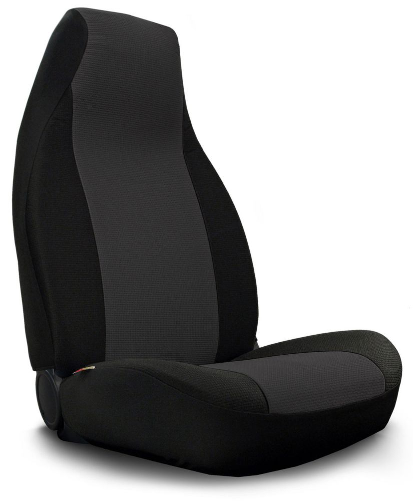GREY/BLACK 4WDGRANDTEX 2-TONE 13-16 JEEP WRANGLER STANDARD LOW BACK BUCKET