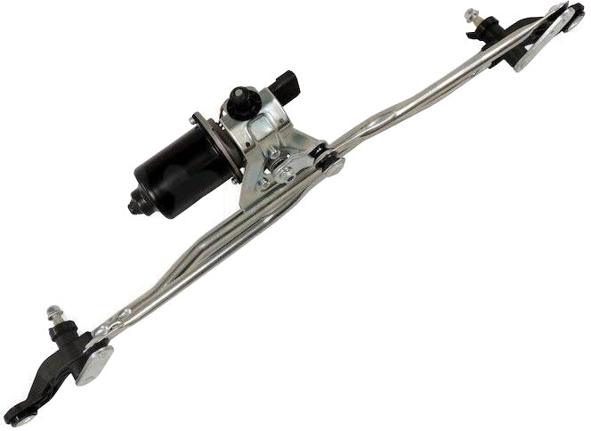 Black,Silver;Windshield Wiper Motor;Metal,Plastic;Front;Use Existing Hardware;Use Existing Hardware;Front Windshield Wiper Motor and Linkage Assembly;Sold Individually;Direct Fit