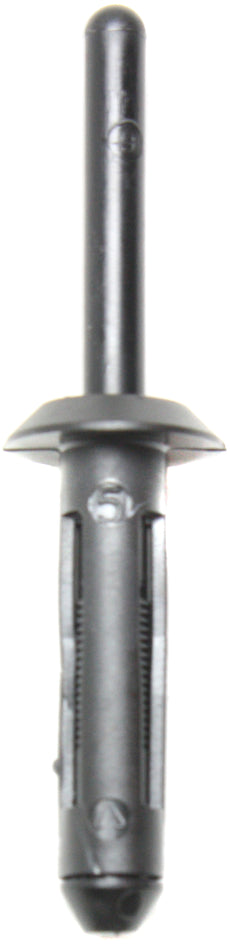 Black;Plastic;Use Existing Hardware;M6.3 x 25 Plastic Rivet;Sold Individually;1 year or 12,000-mile Crown limited warranty