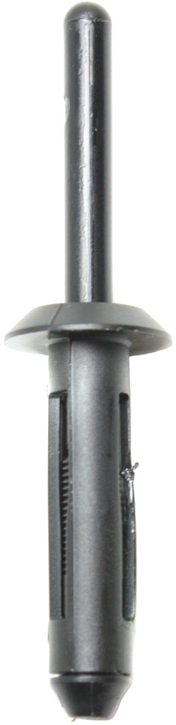 Black;Plastic;Use Existing Hardware;M6.3 x 25 Plastic Rivet;Sold Individually;1 year or 12,000-mile Crown limited warranty