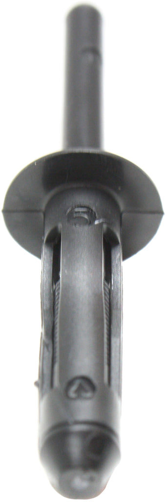 Black;Plastic;Use Existing Hardware;M6.3 x 25 Plastic Rivet;Sold Individually;1 year or 12,000-mile Crown limited warranty