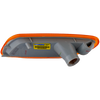 C-CLASS 01-07 FRONT SIDE MARKER LAMP RH, Lens and Housing, Coupe/Sedan/Wagon - CAPA