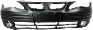GRAND AM 99-02 FRONT BUMPER COVER, Primed, SE Model
