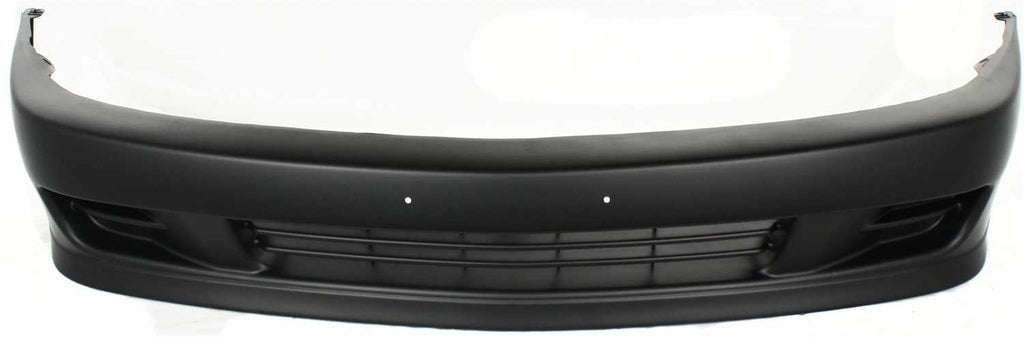 MIRAGE 97-02 FRONT BUMPER COVER, Primed, w/o Fog Light Holes, Sedan