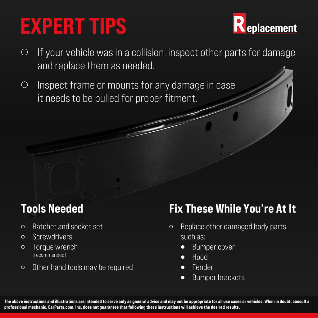 A4 02-06/S4 04-05 FRONT REINFORCEMENT, Impact Bar