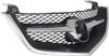 TL 02-03 GRILLE, Chrome Shell/Painted Black Insert, w/ Chrome Center Bar
