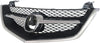 TL 02-03 GRILLE, Chrome Shell/Painted Black Insert, w/ Chrome Center Bar