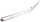 TL 02-03 GRILLE MOLDING, Upper, Chrome