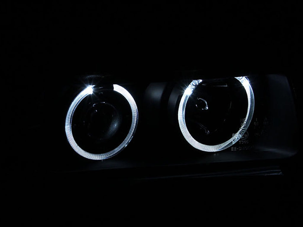 HEADLIGHTS|PROJECTOR G2 W/HALO (CCFL) BLACK