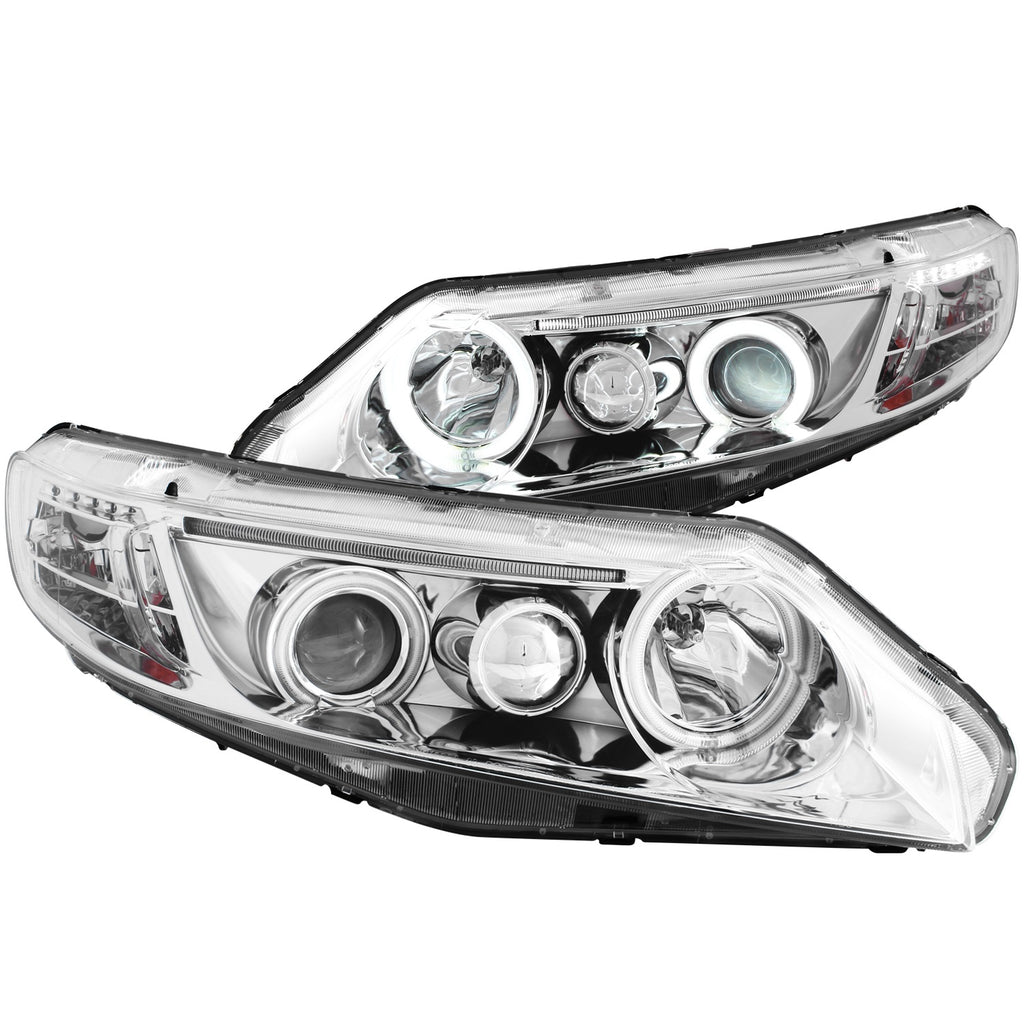 HEADLIGHTS|PROJECTOR WITH HALO CHROME (CCFL)