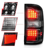 LED TAIL LIGHTS BLACK HOUSING CLEAR LENS