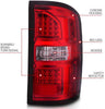 LED TAIL LIGHTS BLACK HOUSING RED/CLEAR LENS