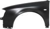 A6 02-04 FRONT FENDER LH, Primed, 2.7L/3.0L Eng, w/ Square S.L. Hole