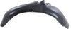 A4 03-06 FRONT FENDER LINER LH, Convertible