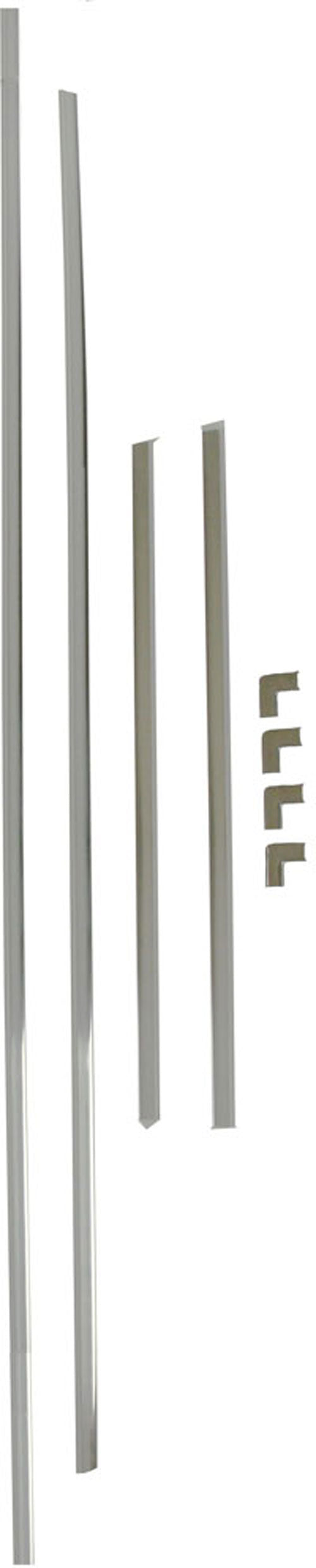 RIGID LOCKSTRIP, CHROME