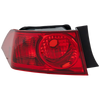 TSX 04-05 TAIL LAMP LH, Outer, Lens and Housing