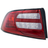 TL 07-08 TAIL LAMP LH, Lens and Housing, Base Model - CAPA