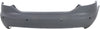 A6 06-08/A6 QUATTRO 05-08 REAR BUMPER COVER, Primed, w/ Parking Aid Sensor Holes, Sedan
