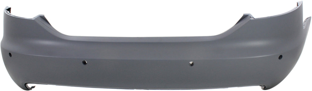 A6 06-08/A6 QUATTRO 05-08 REAR BUMPER COVER, Primed, w/ Parking Aid Sensor Holes, Sedan