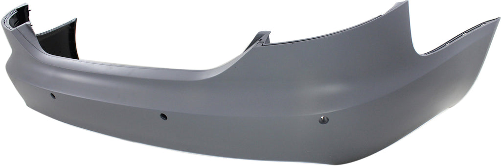 A6 06-08/A6 QUATTRO 05-08 REAR BUMPER COVER, Primed, w/ Parking Aid Sensor Holes, Sedan