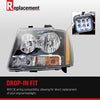 LUCERNE 06-11 HEAD LAMP LH, Assembly, Halogen - CAPA