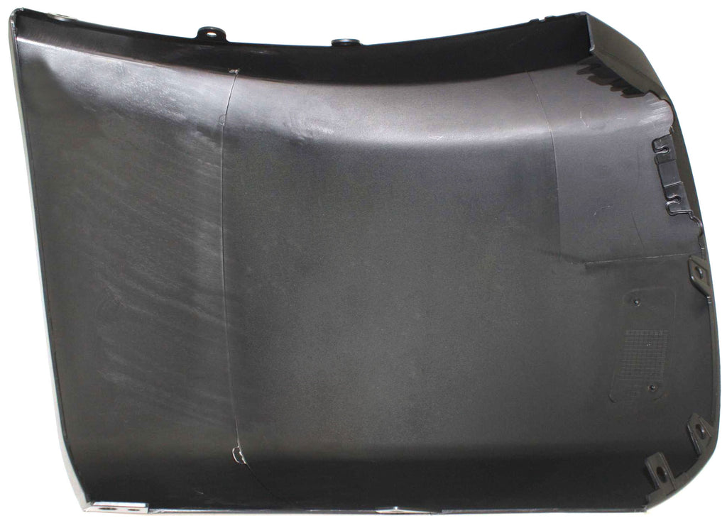 SILVERADO 1500 07-13 FRONT BUMPER END LH, Face Bar Cap, Primed, w/o Fog Light Hole, Excludes 2007 Classic