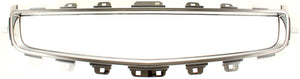 MALIBU 08-12 GRILLE MOLDING, Center Grille, Chrome - CAPA