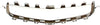 MALIBU 08-12 GRILLE MOLDING, Center Grille, Chrome - CAPA