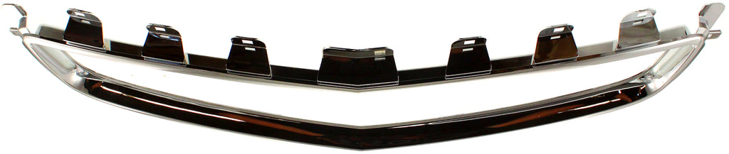 MALIBU 08-12 GRILLE MOLDING, Center Grille, Chrome - CAPA