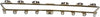 MALIBU 08-12 GRILLE MOLDING, Upper Grille, Chrome - CAPA