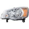 GRAND CARAVAN 11-20/TOWN AND COUNTRY 08-16 HEAD LAMP LH, Assembly, Halogen, Chrome Interior - CAPA