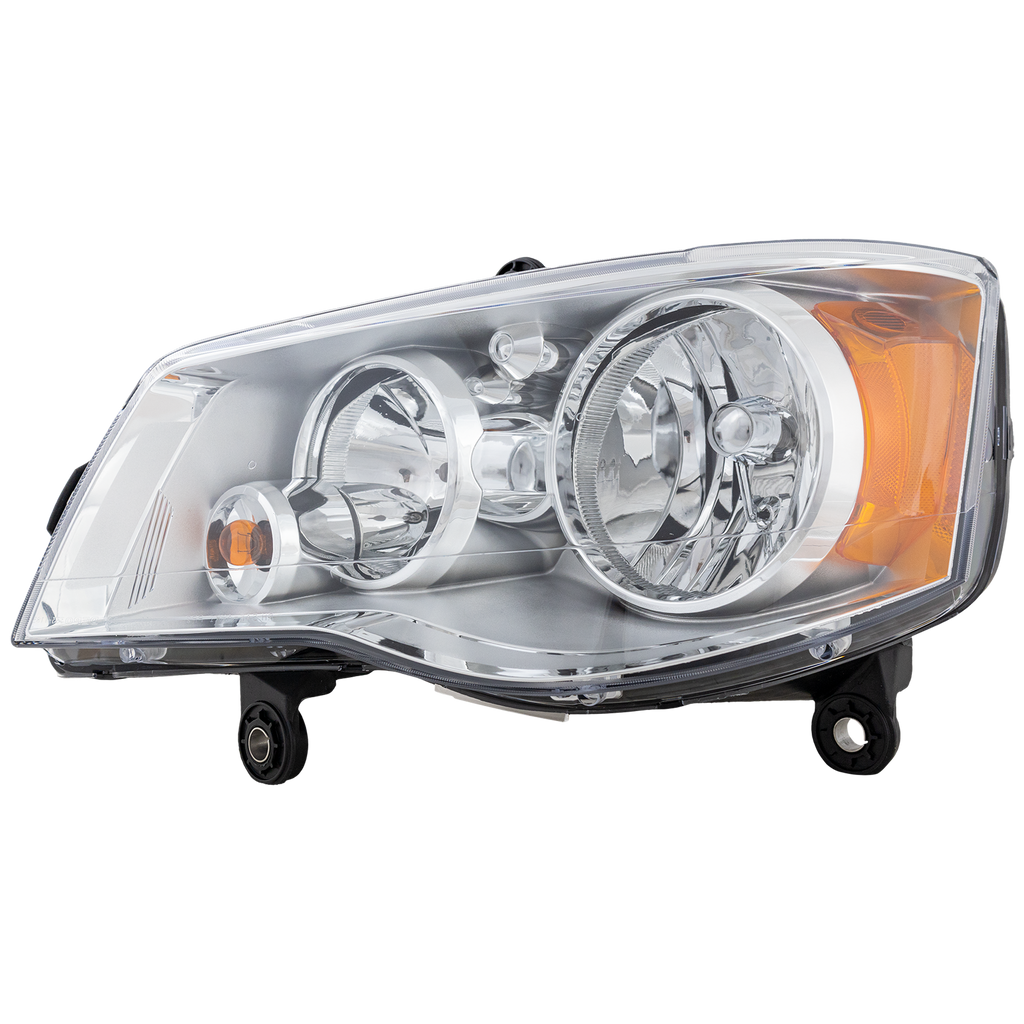 GRAND CARAVAN 11-20/TOWN AND COUNTRY 08-16 HEAD LAMP LH, Assembly, Halogen, Chrome Interior - CAPA