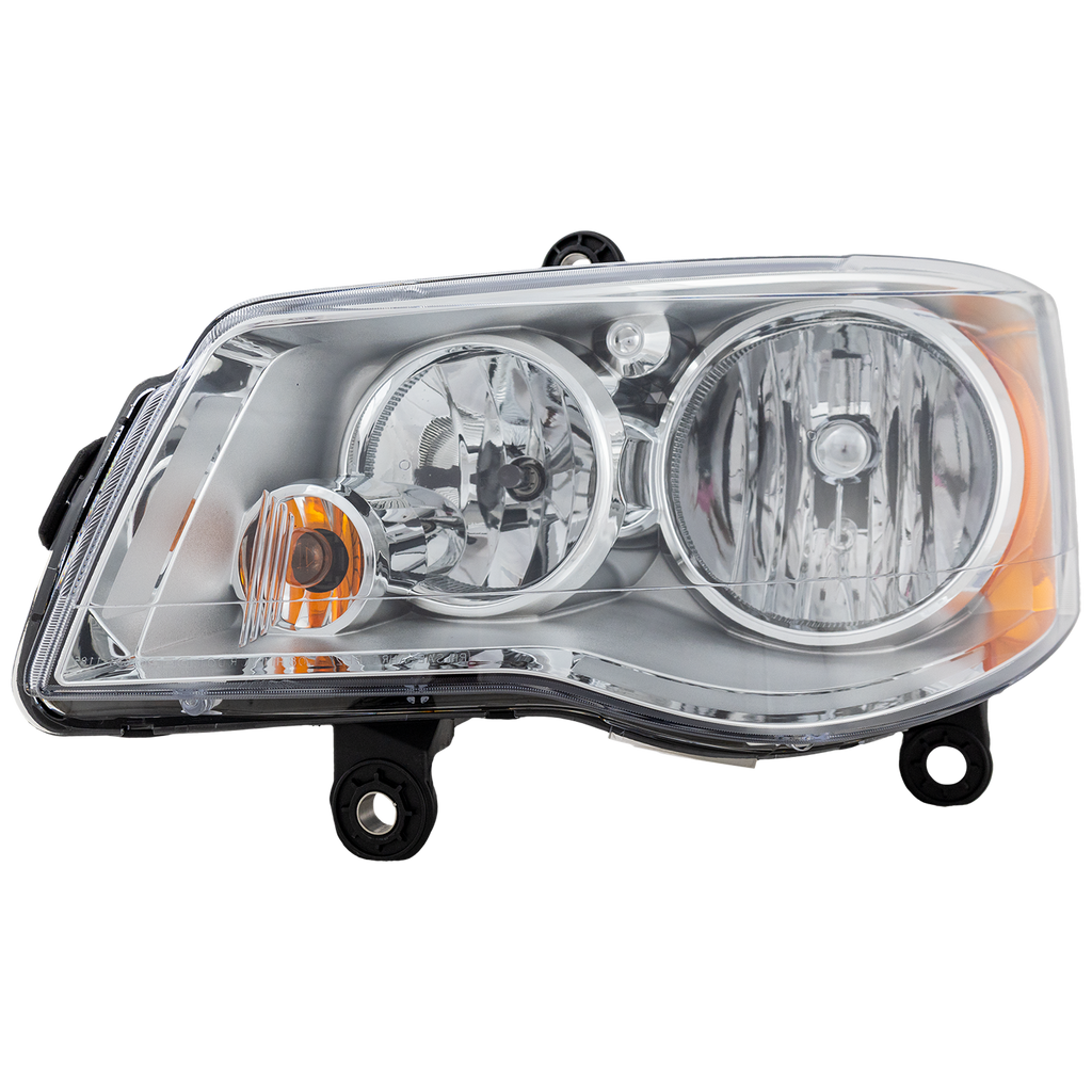 GRAND CARAVAN 11-20/TOWN AND COUNTRY 08-16 HEAD LAMP LH, Assembly, Halogen, Chrome Interior - CAPA