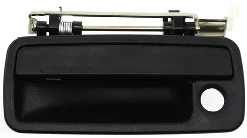 TOWN AND COUNTRY 92-95 FRONT EXTERIOR DOOR HANDLE LH, Textured Black, w/ Keyhole, Plastic