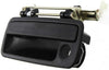 TOWN AND COUNTRY 92-95 FRONT EXTERIOR DOOR HANDLE LH, Textured Black, w/ Keyhole, Plastic