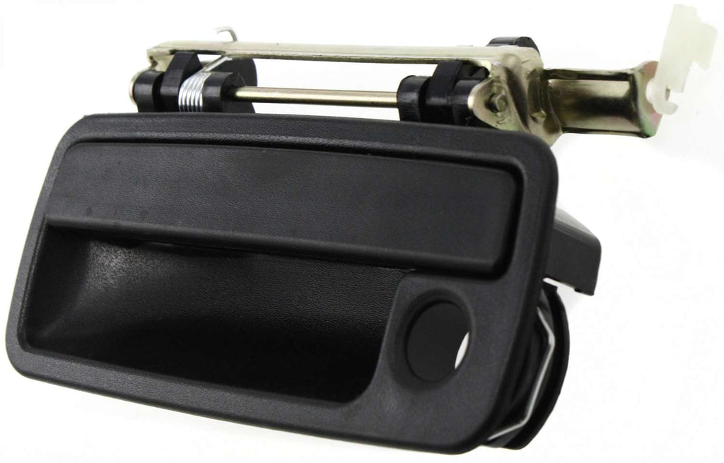 TOWN AND COUNTRY 92-95 FRONT EXTERIOR DOOR HANDLE LH, Textured Black, w/ Keyhole, Plastic
